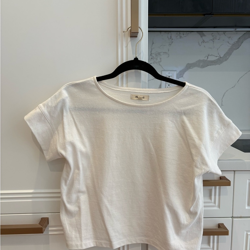 White Short Sleeve Top